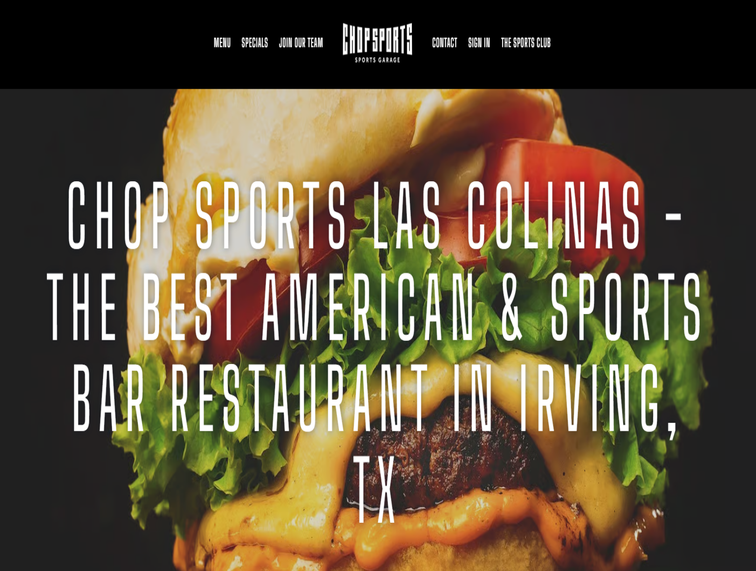 Chop Sports Las Colinas img